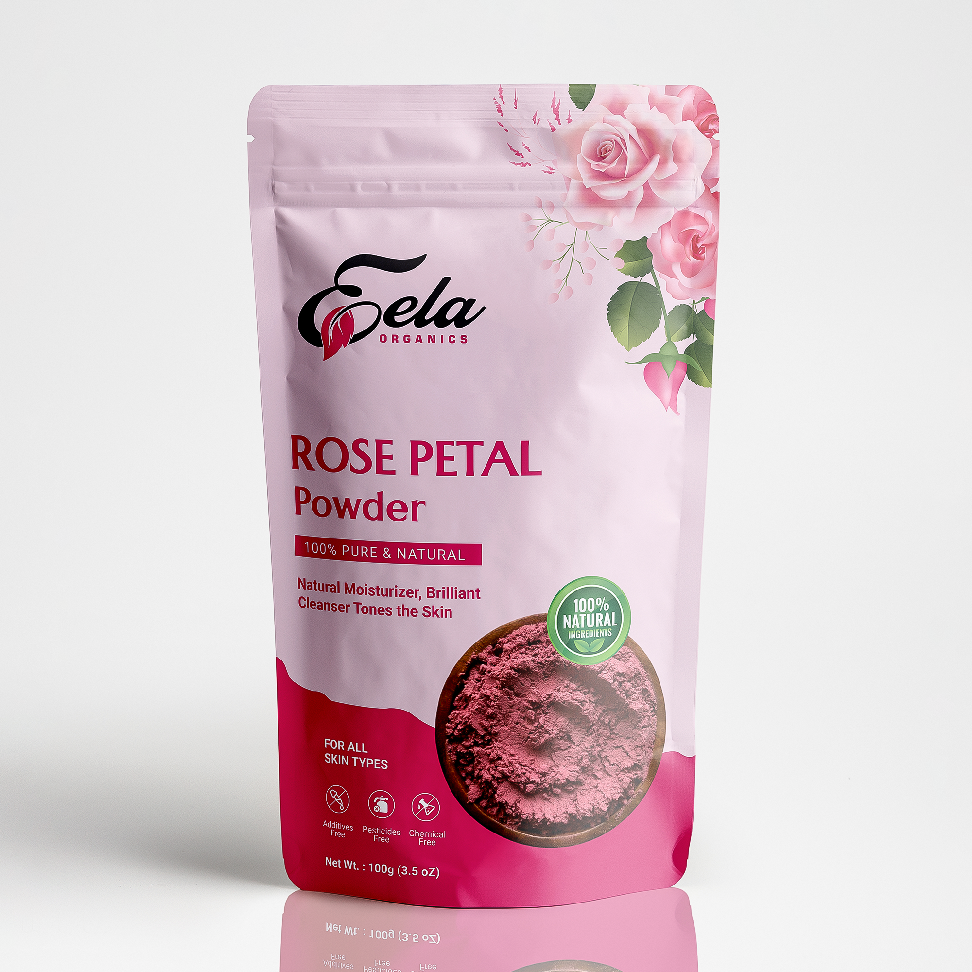 1 Eela Organics Rose Petal Face Pack - Image 1
