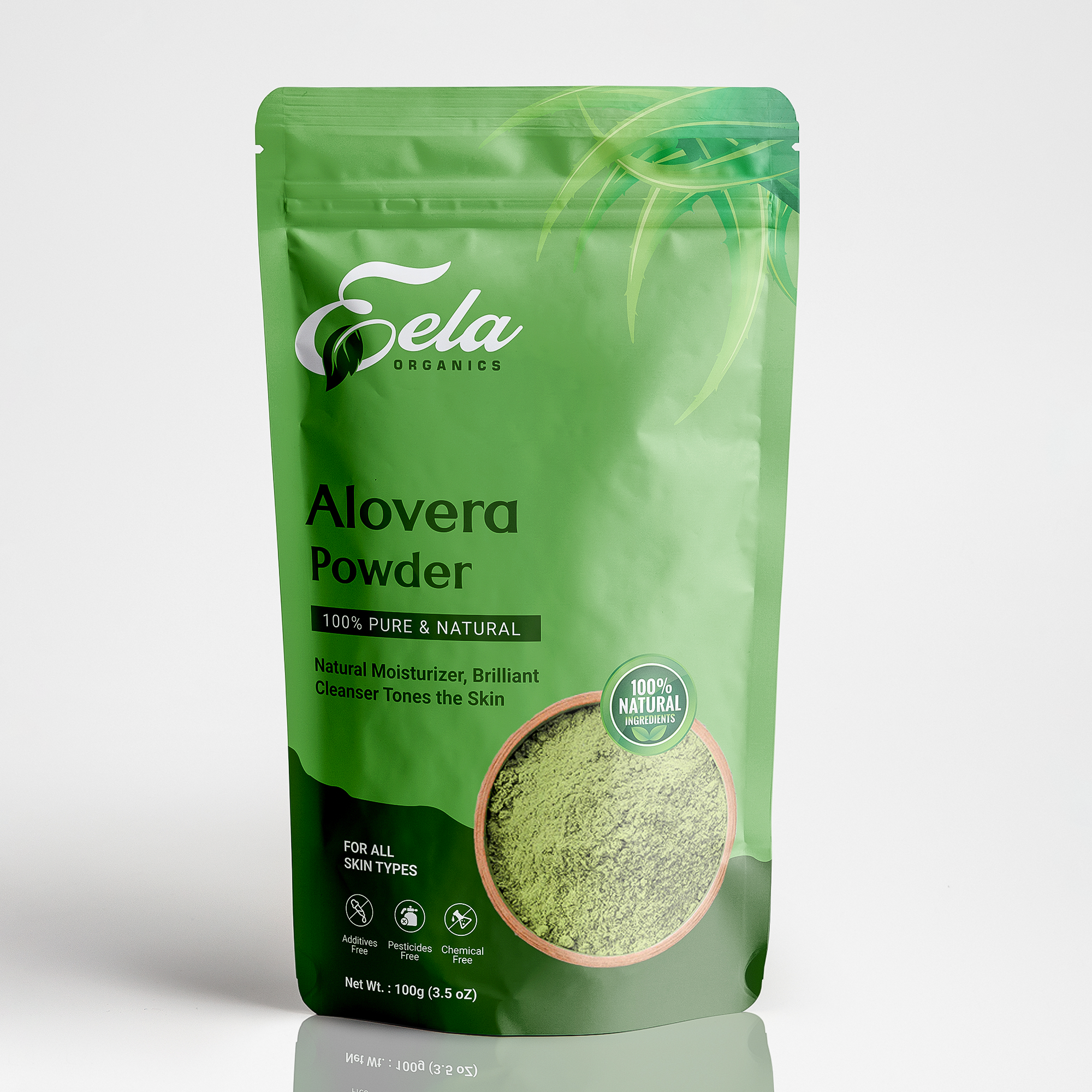 1 Eela Organics Aloe Vera Face Pack - Image 1