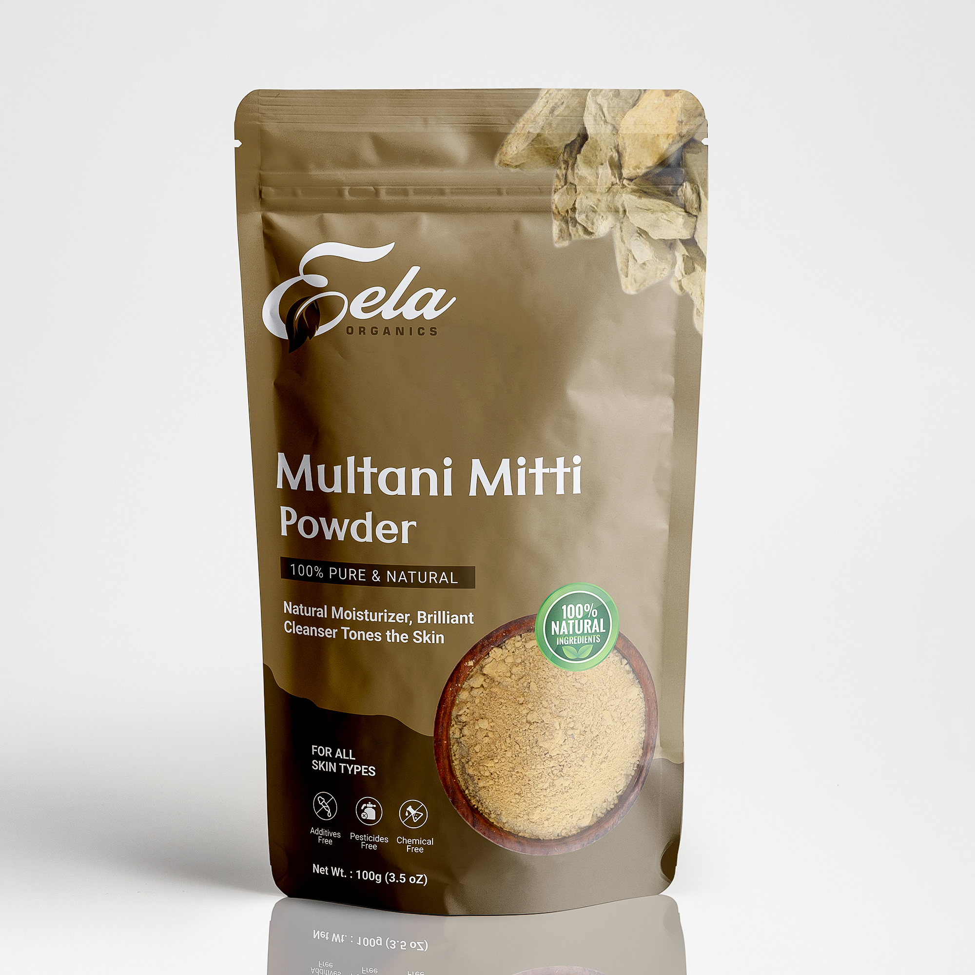 1 Eela Organics Multani Mitti Face Pack - Image 1