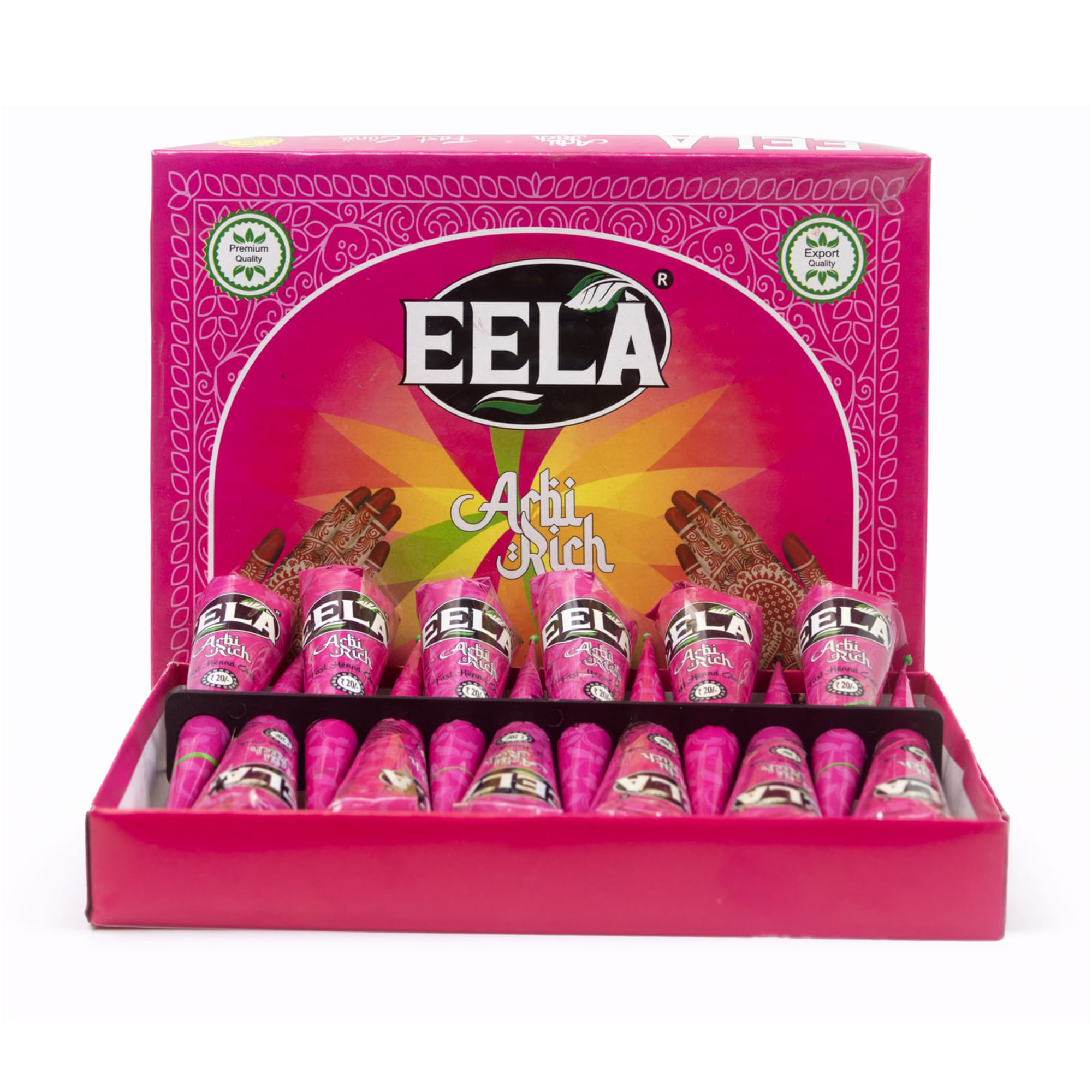 1 Eela Organics Dulhan Henna Mehndi Cone - Image 1